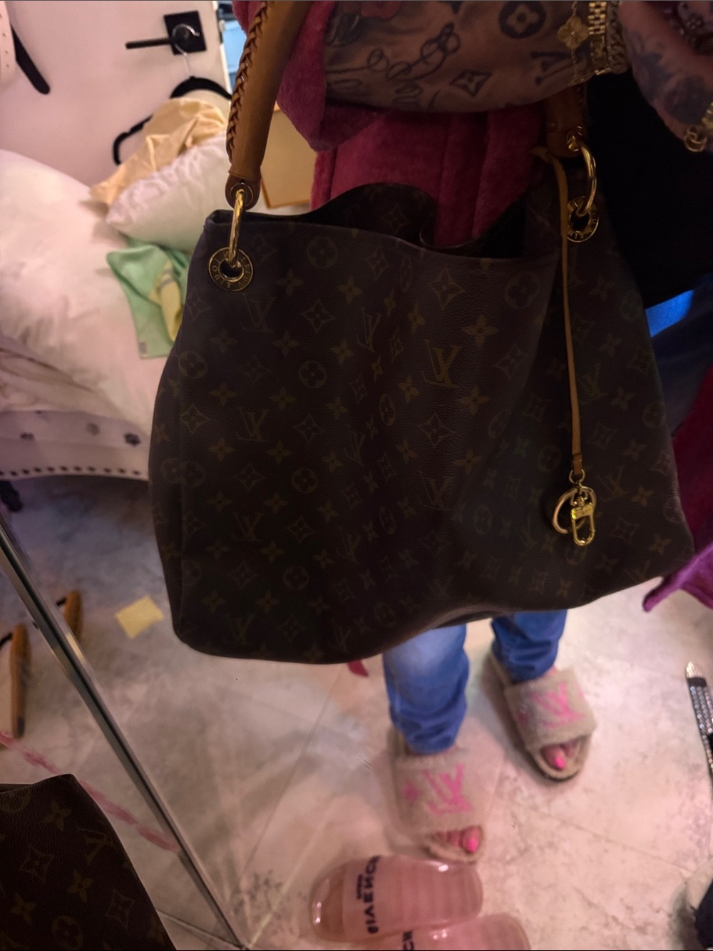 Louis Vuitton Monogram Canvas Artsy in Brown and Tan Artsy GM